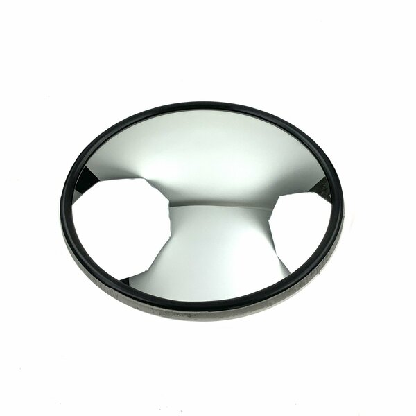 Retrac Head, Mirror, Convex, 8 In. Round, Center Mount, 983-4 Polished Stainless, 5/16 Plastic Ball Stud 604898